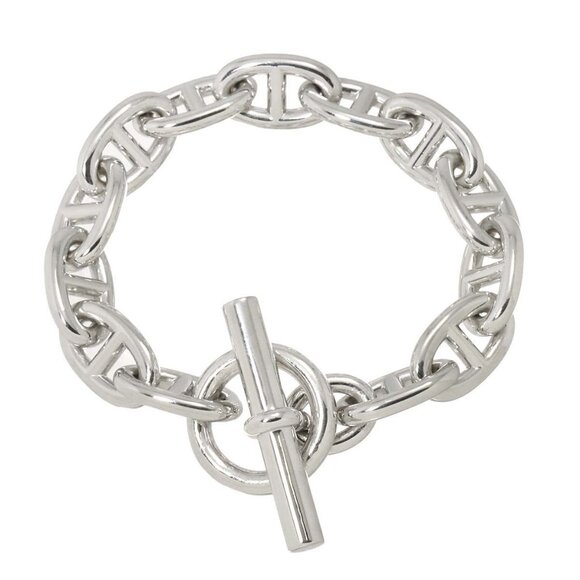 HERMES Chaine dancre TGM Bracelet Silver 925 90281913 - Picture 1 of 8